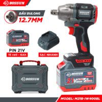 Máy siết mở Bulong lực 400N Bossun M21B-IW400BL - Động cơ không chổi than - 3 cấp tốc độ.