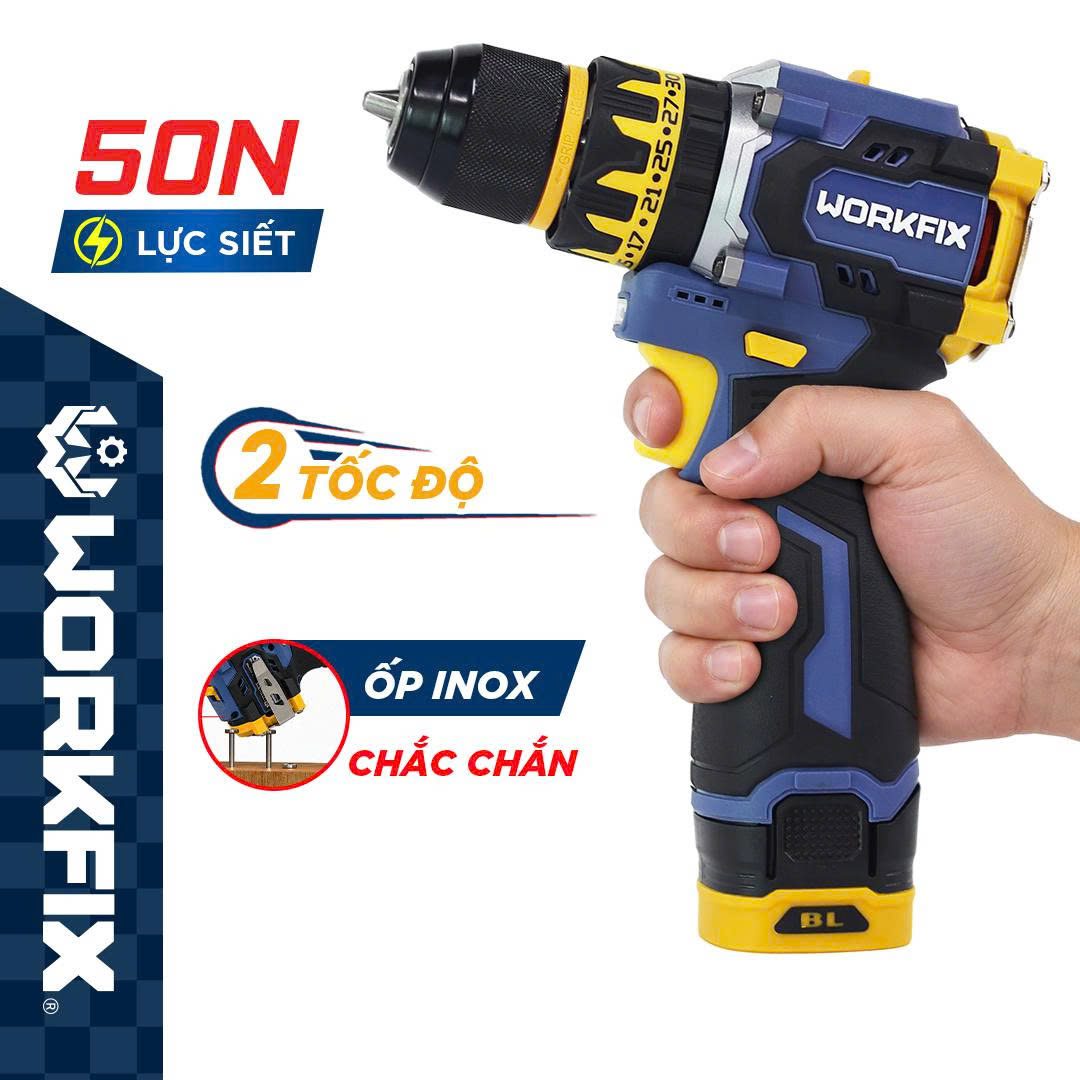 máy khoan 2 tốc độ Workfix